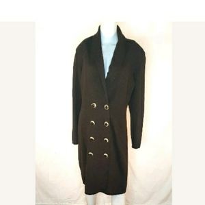 ST John Marie Gray Brown Button Shift dress Size 1